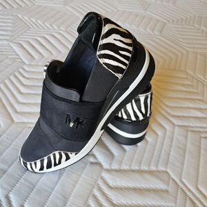 Michael Kors Zebra Print Sneakers